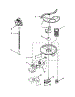 Pump, Washarm And Motor Parts