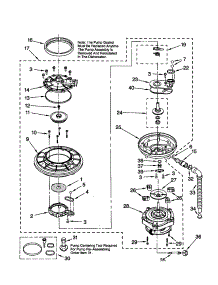 Pump And Motor parts for Kenmore Dishwasher 665.15705892 (66515705892, 665 15705892) from AppliancePartsPros.com