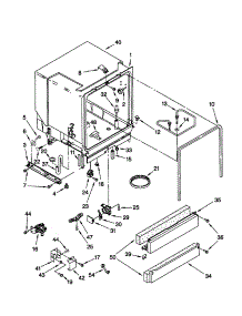 Tub Assembly parts for Kenmore Dishwasher 665.15707990 (66515707990, 665 15707990) from AppliancePartsPros.com