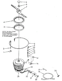 Heater, Pump And Lower Sprayarm parts for Kenmore Dishwasher 665.1570992 (6651570992, 665 1570992) from AppliancePartsPros.com