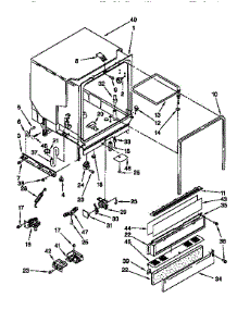 Tub Assembly parts for Kenmore Dishwasher 665.15721691 (66515721691, 665 15721691) from AppliancePartsPros.com