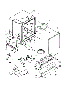 Tub Assembly parts for Kenmore Dishwasher 665.15722990 (66515722990, 665 15722990) from AppliancePartsPros.com