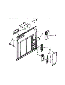 Inner Door parts for Kenmore Dishwasher 665.15725692 (66515725692, 665 15725692) from AppliancePartsPros.com