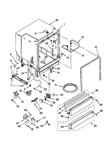 Tub Assembly parts for Kenmore Dishwasher 665.15754000 (66515754000, 665 15754000) from AppliancePartsPros.com