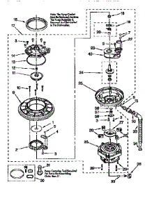 Pump And Motor parts for Kenmore Dishwasher 665.15765690 (66515765690, 665 15765690) from AppliancePartsPros.com