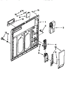 Inner Door parts for Kenmore Dishwasher 665.15765691 (66515765691, 665 15765691) from AppliancePartsPros.com
