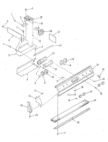 Control Section parts for Kenmore Range 278.4558814 (2784558814, 278 4558814) from AppliancePartsPros.com
