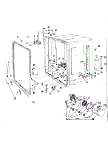 Tub Details parts for Kenmore Dishwasher 287.71791 (28771791, 287 71791) from AppliancePartsPros.com