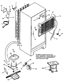 Unit parts for Kenmore Refrigerator 253.9305193 (2539305193, 253 9305193) from AppliancePartsPros.com