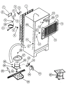 Unit Parts parts for Kenmore Refrigerator 253.9305212 (2539305212, 253 9305212) from AppliancePartsPros.com