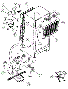 Unit parts for Kenmore Refrigerator 253.9305265 (2539305265, 253 9305265) from AppliancePartsPros.com