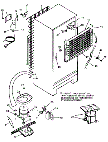 Unit parts for Kenmore Refrigerator 253.9305287 (2539305287, 253 9305287) from AppliancePartsPros.com