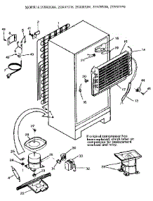 Unit parts for Kenmore Refrigerator 253.9305386 (2539305386, 253 9305386) from AppliancePartsPros.com