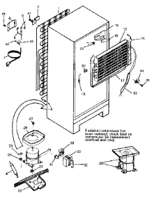Unit parts for Kenmore Refrigerator 253.9305462 (2539305462, 253 9305462) from AppliancePartsPros.com