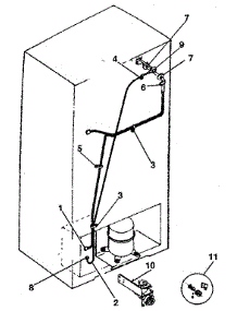 Ice Maker Installation parts for Kenmore Refrigerator 253.9305700 (2539305700, 253 9305700) from AppliancePartsPros.com