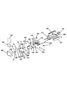 Ice Maker parts for Kenmore Refrigerator 253.9305764 (2539305764, 253 9305764) from AppliancePartsPros.com