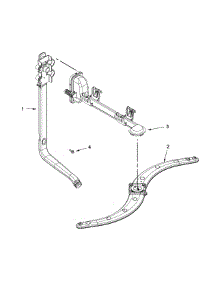 Upper Wash And Rinse Parts parts for Kenmore Dishwasher 665.17159K215 (66517159K215, 665 17159K215) from AppliancePartsPros.com
