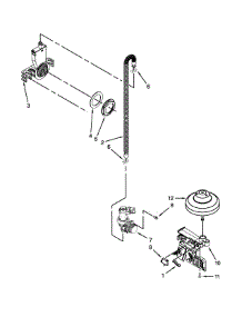 Fill, Drain & Overfill Parts parts for Kenmore Dishwasher 665.17159K215 (66517159K215, 665 17159K215) from AppliancePartsPros.com