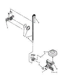 Fill, Drain & Overfill Parts parts for Kenmore Dishwasher 665.17159K217 (66517159K217, 665 17159K217) from AppliancePartsPros.com