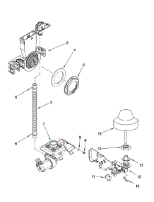 Fill And Overfill Parts parts for Kenmore Dishwasher 665.17274400 (66517274400, 665 17274400) from AppliancePartsPros.com
