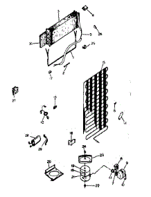 Unit Parts parts for Kenmore Refrigerator 253.8671860 (2538671860, 253 8671860) from AppliancePartsPros.com