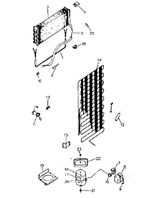 Unit Parts parts for Kenmore Refrigerator 253.8674001 (2538674001, 253 8674001) from AppliancePartsPros.com