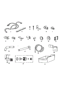Ice Maker Installation Parts parts for Kenmore Refrigerator 253.8674091 (2538674091, 253 8674091) from AppliancePartsPros.com