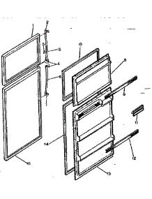 Door Parts parts for Kenmore Refrigerator 253.8365791 (2538365791, 253 8365791) from AppliancePartsPros.com