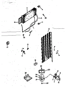 Unit Parts parts for Kenmore Refrigerator 253.8367261 (2538367261, 253 8367261) from AppliancePartsPros.com
