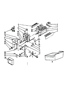 Ice Maker Parts parts for Kenmore Refrigerator 253.8367780 (2538367780, 253 8367780) from AppliancePartsPros.com
