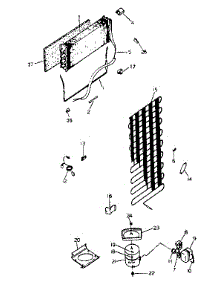 Unit Parts parts for Kenmore Refrigerator 253.8367781 (2538367781, 253 8367781) from AppliancePartsPros.com