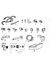 Ice Maker Installation Parts parts for Kenmore Refrigerator 253.8369250 (2538369250, 253 8369250) from AppliancePartsPros.com
