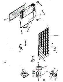 Unit Parts parts for Kenmore Refrigerator 253.8369262 (2538369262, 253 8369262) from AppliancePartsPros.com
