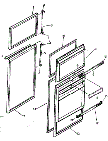 Door Parts parts for Kenmore Refrigerator 253.8369262 (2538369262, 253 8369262) from AppliancePartsPros.com