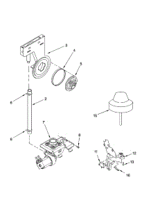Fill And Overfill Parts parts for Kenmore Dishwasher 665.16602300 (66516602300, 665 16602300) from AppliancePartsPros.com