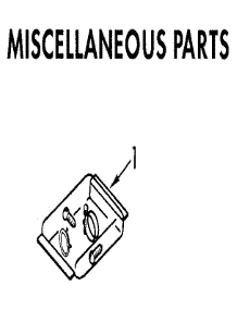 Miscellaneous parts for Kenmore Dishwasher 665.1663590 (6651663590, 665 1663590) from AppliancePartsPros.com