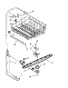 Upper Dishrack And Water Feed