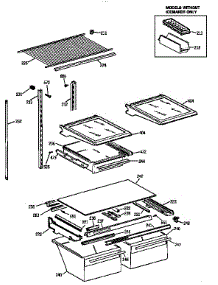 Shelf Parts parts for Kenmore Refrigerator 363.78282891 (36378282891, 363 78282891) from AppliancePartsPros.com