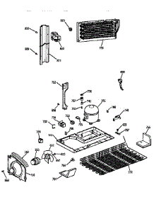 Unit Parts parts for Kenmore Refrigerator 363.78282891 (36378282891, 363 78282891) from AppliancePartsPros.com