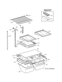Shelf Parts parts for Kenmore Refrigerator 363.78282892 (36378282892, 363 78282892) from AppliancePartsPros.com