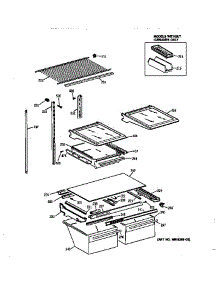 Shelf Parts parts for Kenmore Refrigerator 363.78285891 (36378285891, 363 78285891) from AppliancePartsPros.com