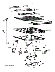 Compartment Separator Parts parts for Kenmore Refrigerator 363.78285891 (36378285891, 363 78285891) from AppliancePartsPros.com