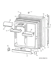 Fresh Food Door parts for Kenmore Refrigerator 363.78285892 (36378285892, 363 78285892) from AppliancePartsPros.com