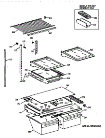 Shelf Parts parts for Kenmore Refrigerator 363.78287891 (36378287891, 363 78287891) from AppliancePartsPros.com