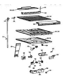 Compartment Separator Parts parts for Kenmore Refrigerator 363.78292890 (36378292890, 363 78292890) from AppliancePartsPros.com