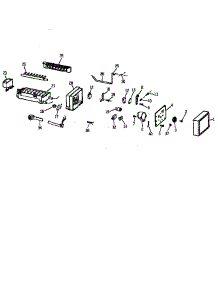 Icemaker Wr30x0327 parts for Kenmore Refrigerator 363.78295890 (36378295890, 363 78295890) from AppliancePartsPros.com