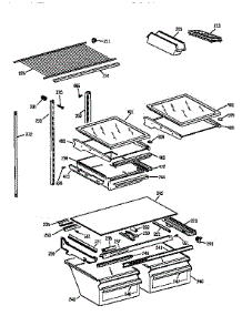 Shelf Parts parts for Kenmore Refrigerator 363.78297890 (36378297890, 363 78297890) from AppliancePartsPros.com