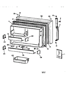 Freezer Door parts for Kenmore Refrigerator 363.78297890 (36378297890, 363 78297890) from AppliancePartsPros.com