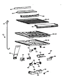 Compartment Separator Parts parts for Kenmore Refrigerator 363.78472893 (36378472893, 363 78472893) from AppliancePartsPros.com