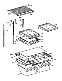 Shelf Parts parts for Kenmore Refrigerator 363.78472893 (36378472893, 363 78472893) from AppliancePartsPros.com